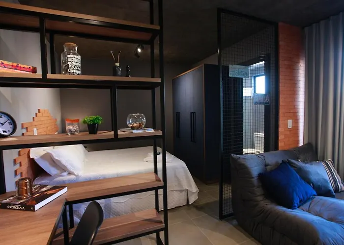 VKhaus Loft 602 em Blumenau próximo da Vila Germânica, FURB e centro
